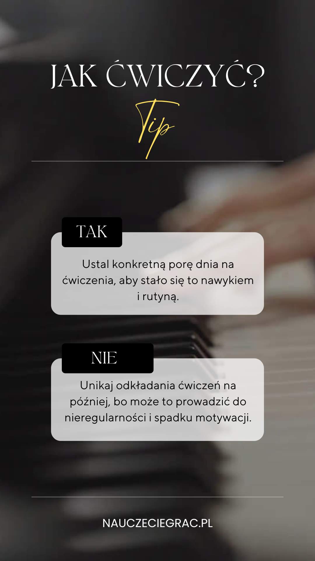 Nauka pianina dla dorosłych w Poznaniu – wskazówki jak ćwiczyć regularnie